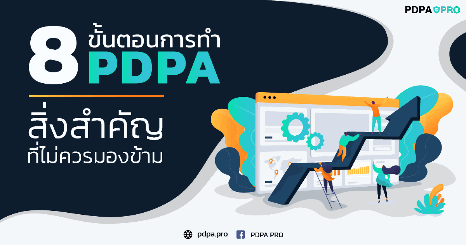 8 ขั้นตอนการทำ PDPA สิ่งสำคัญที่ไม่ควรมองข้าม
